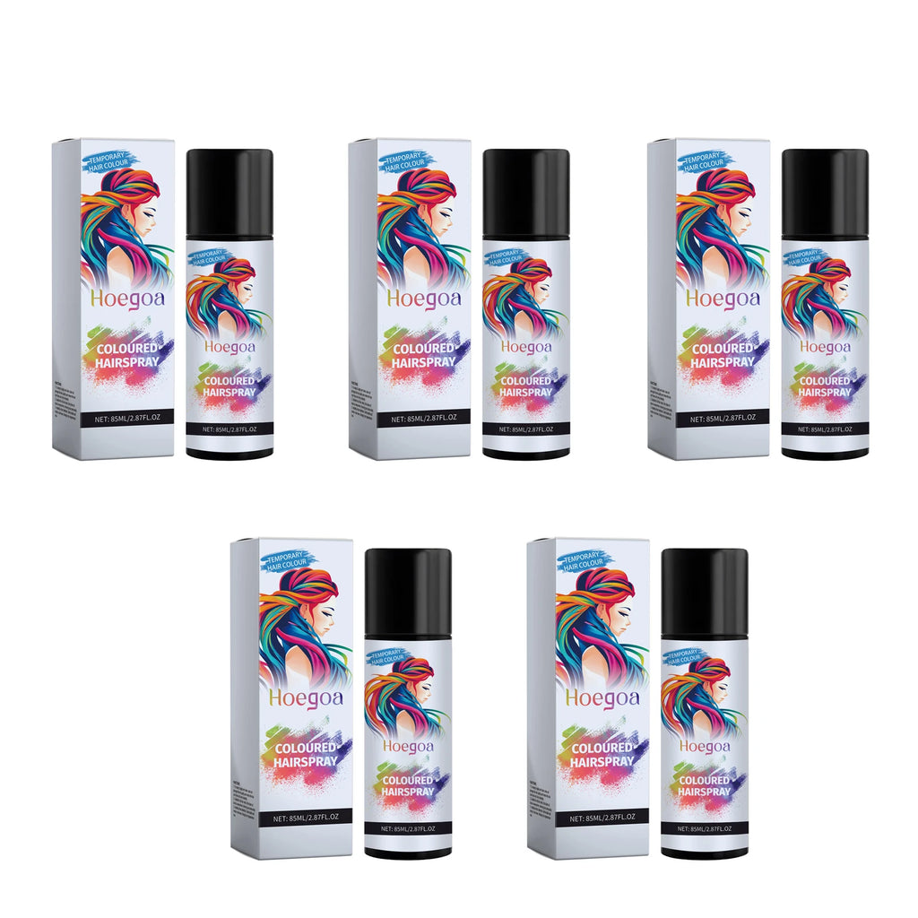HOEGOA Temporary Black Hair Dye Spray – Cover Grey Hair Temporary Hair Spray Oasis Select 425ml boxed