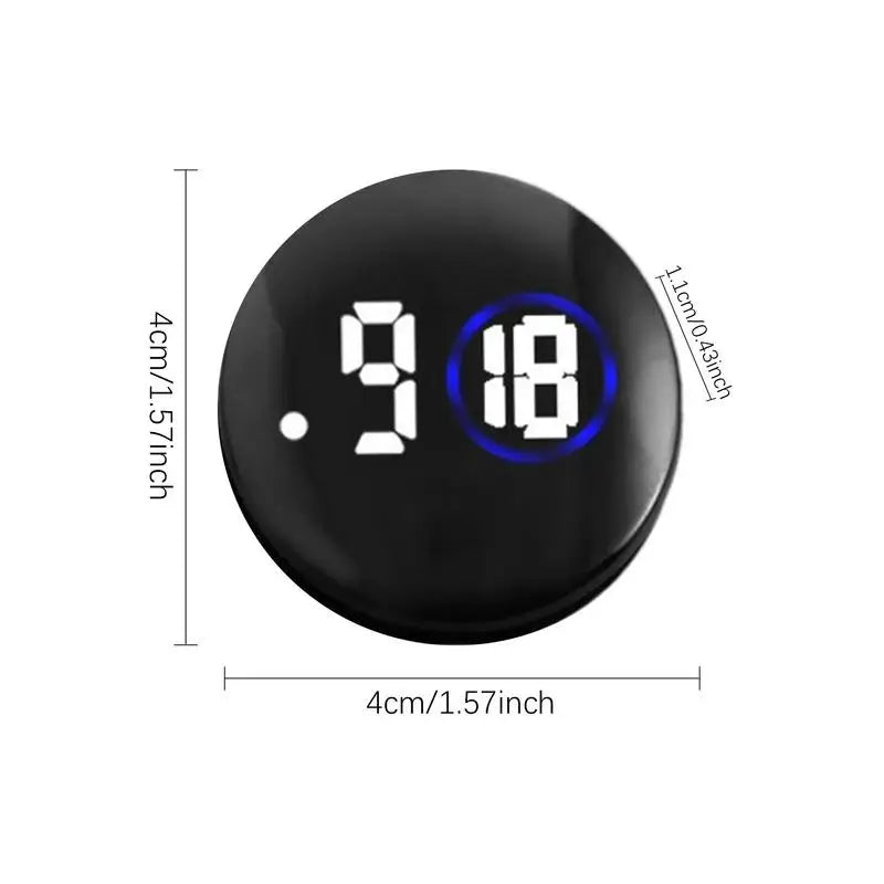 Mini Car Clock Quartz Motorcycle Clock Stick On Car Dashboard Luminous Quartz Clock Car Vent Multifunctional Analog Clock Watch Oasis Select