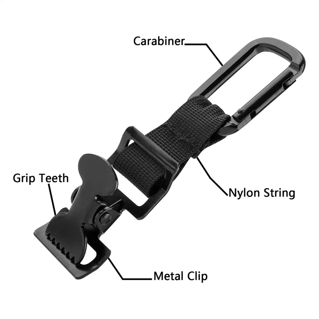 Safety Glove Clamp Serrated Design Mitten Hanger Gloves Clips for Work for Towel Pant Belt Golf Firefighter Construction Skiing Oasis Select