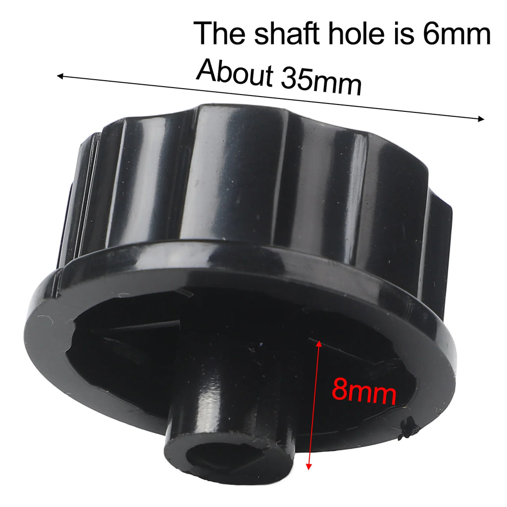 2pcs Timer Switch Knob Button D Type Timer Semi-circular Shaft Switch For Air Fryer Ovens Pressure Cookers Accessories Oasis Select