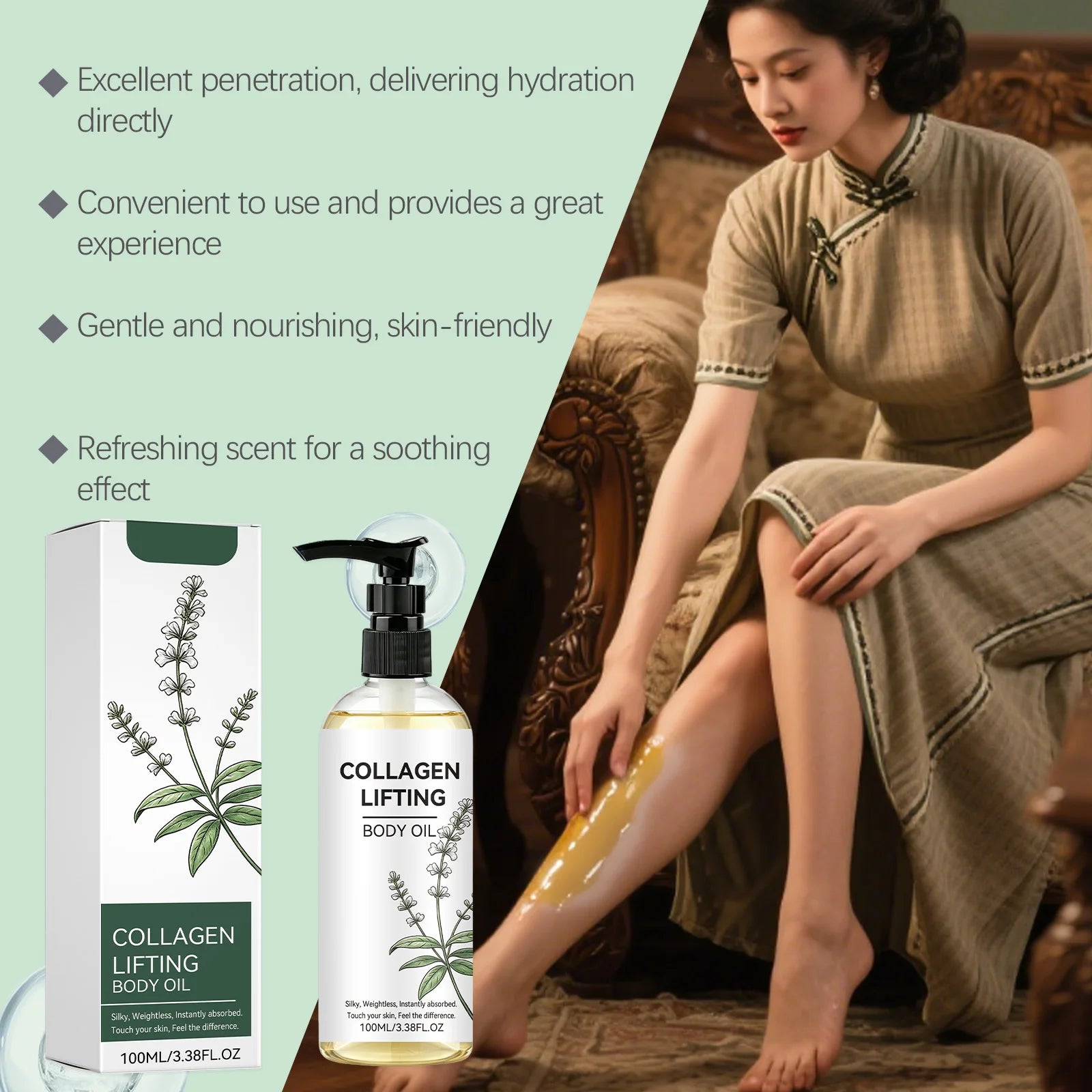 Collagen Firming Body Oil – Anti-Cellulite & Deep Hydration Firming Body Oil Oasis Select