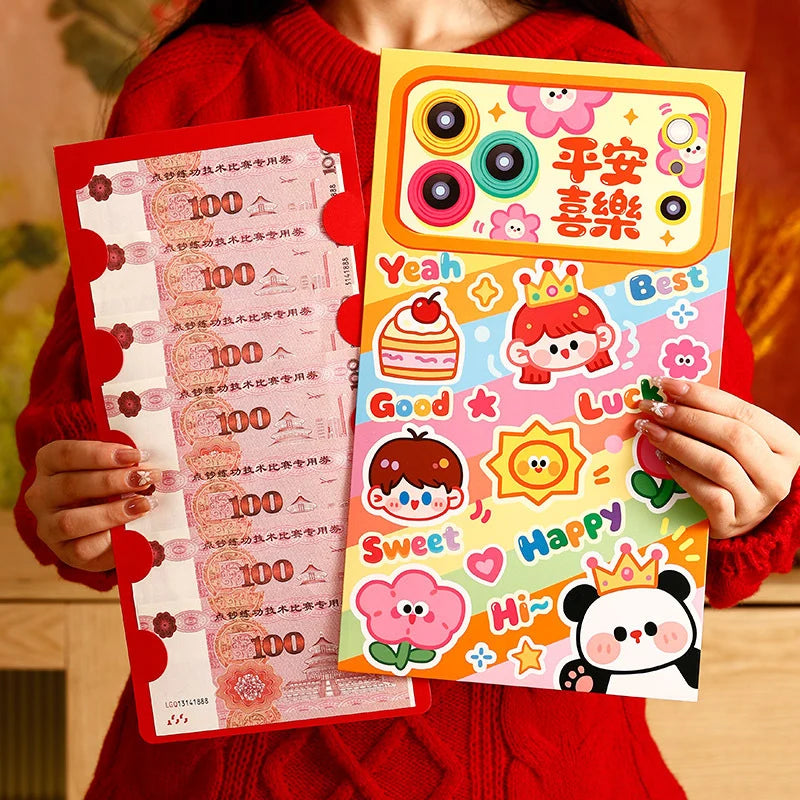 Creative Suprise Big Hongbag New Year Red Envelope birthday Red Pouch Chinese Traditional Lucky Money Pouch 2026 New Year Gifts Oasis Select