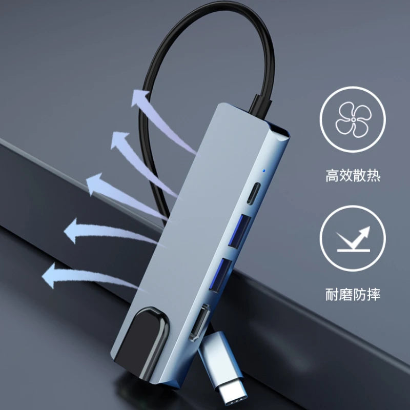 USB-C Docking Station 5-in-1 & 8-in-1 HDMI RJ45 USB Hub USB-C Docking Station Oasis Select