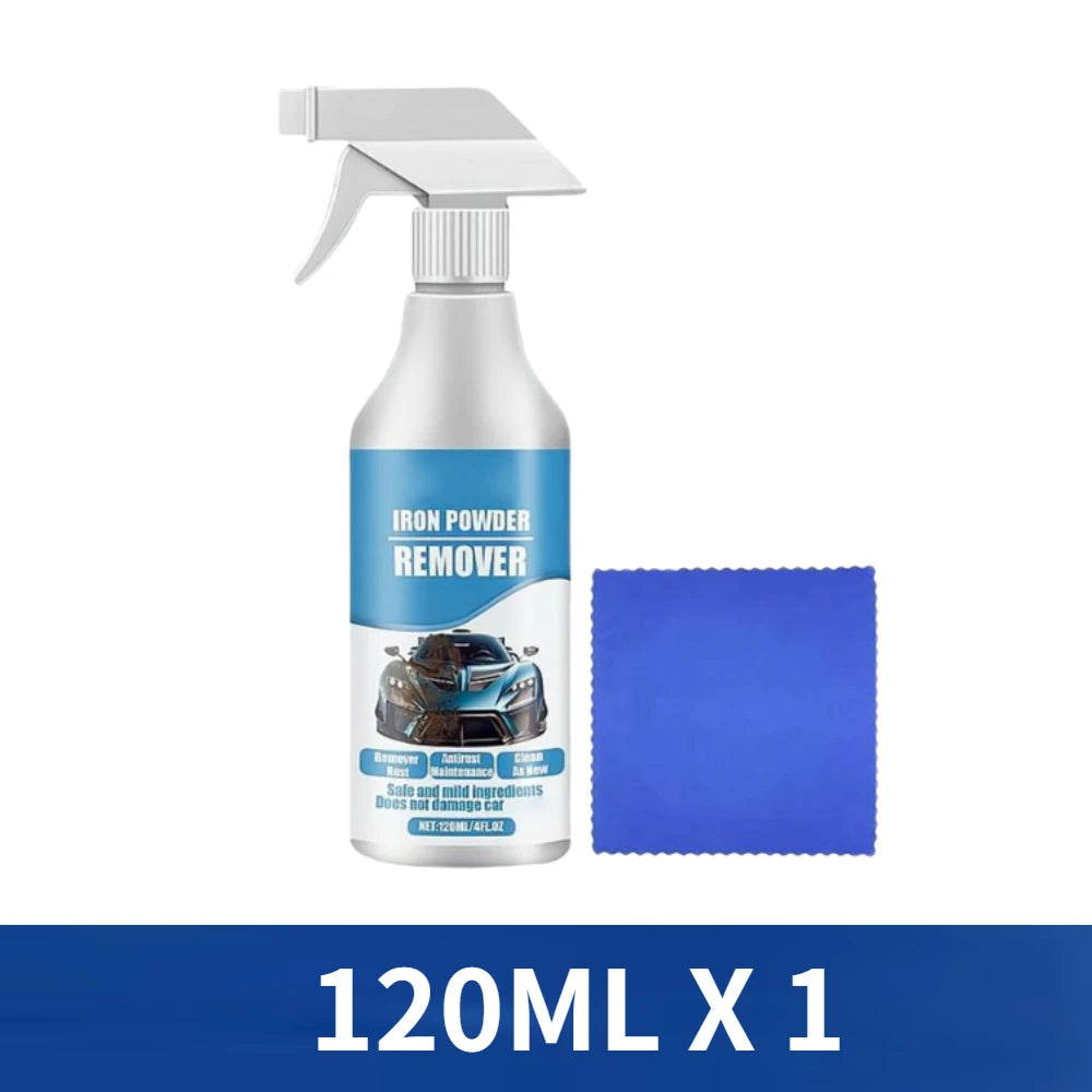 Car Metal Rust Removal Spray, Paint & Wheel Iron Powder Remover, Anti-rust Anti-oxidation Auto Detailing Maintenance Protection Oasis Select 120ML X 1