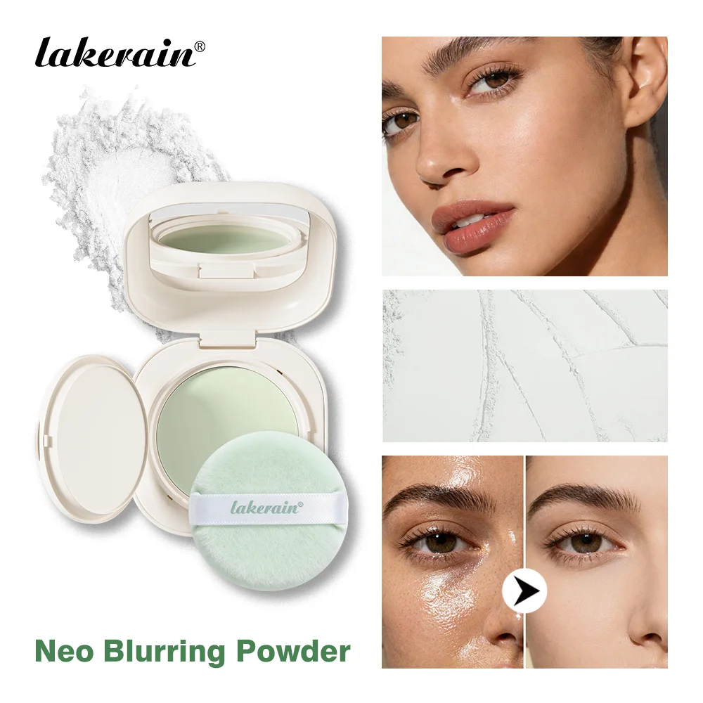 Lakerain Blurring Oil Control Powder Smooth Matte Finish Sweat Humidity Resistant Leak-Proof Design Blurring Hydrating Powder Oasis Select Neo Blurring Powder