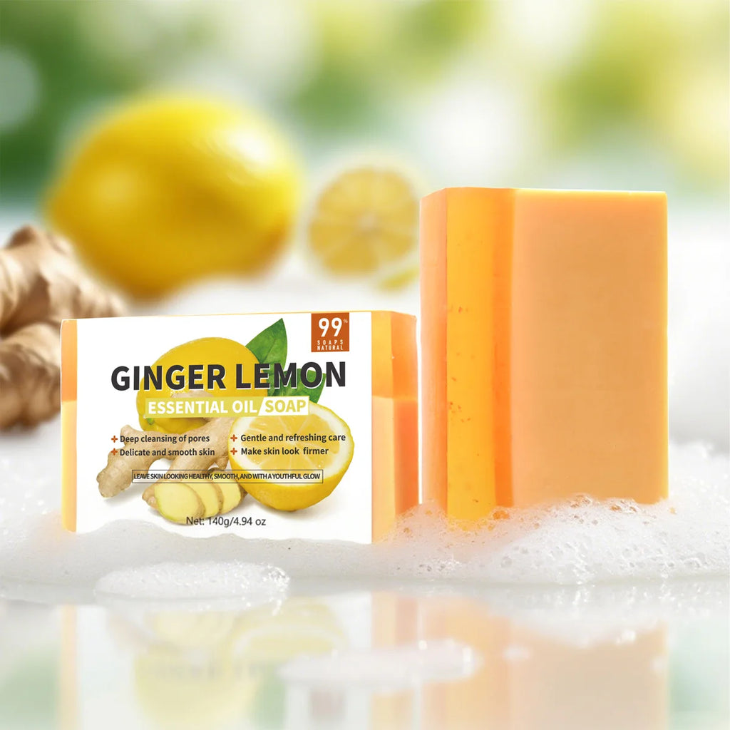 24K Gold Foil Turmeric Cleansing Soap – 150g Face & Body Bar