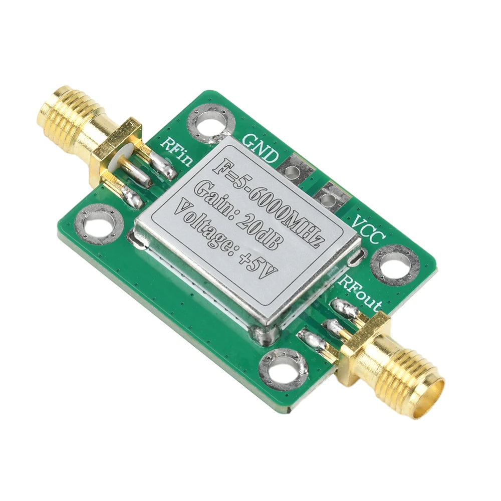 5-6000MHz (20dB) RF Module DC5V Ultra-Wideband Medium Power Amplifier Module With Shielded Enclosure Oasis Select