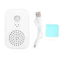 PIR Motion Sensor Activated Voice Reminder Small Doorbell Special Sound Effect for Shop Store Supermarket Oasis Select WHITE