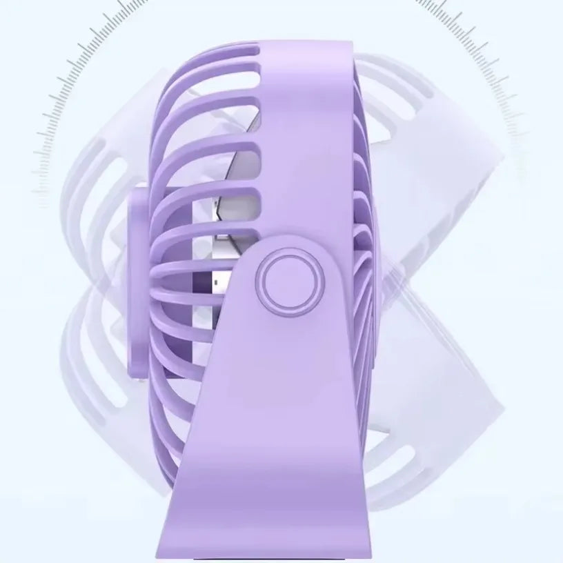 USB Desktop Small Fan Mini Desktop Ultra Quiet 3-speed adj High Power Removable Fan for Office Outdoor Library Dormitory Oasis Select