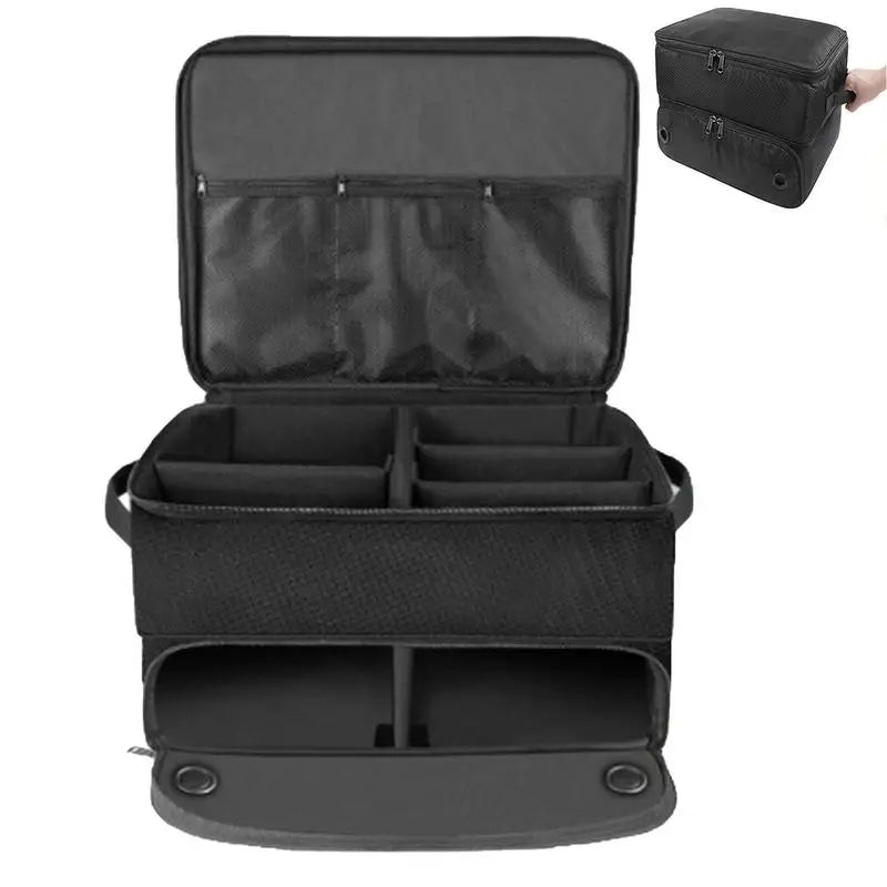 Outdoor Foldable Golf Supplies Storage Bag Golf Organizer for Car Portable Unisex Golf Ball Towel Box for Trunk Space Saving Bag Oasis Select