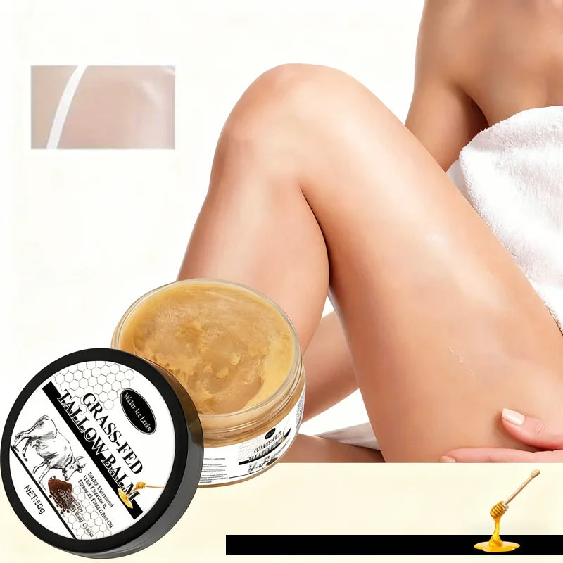 Grass-Fed Tallow Balm – Bee Venom & Caffeine Moisturizer Tallow Moisturizer Balm Oasis Select