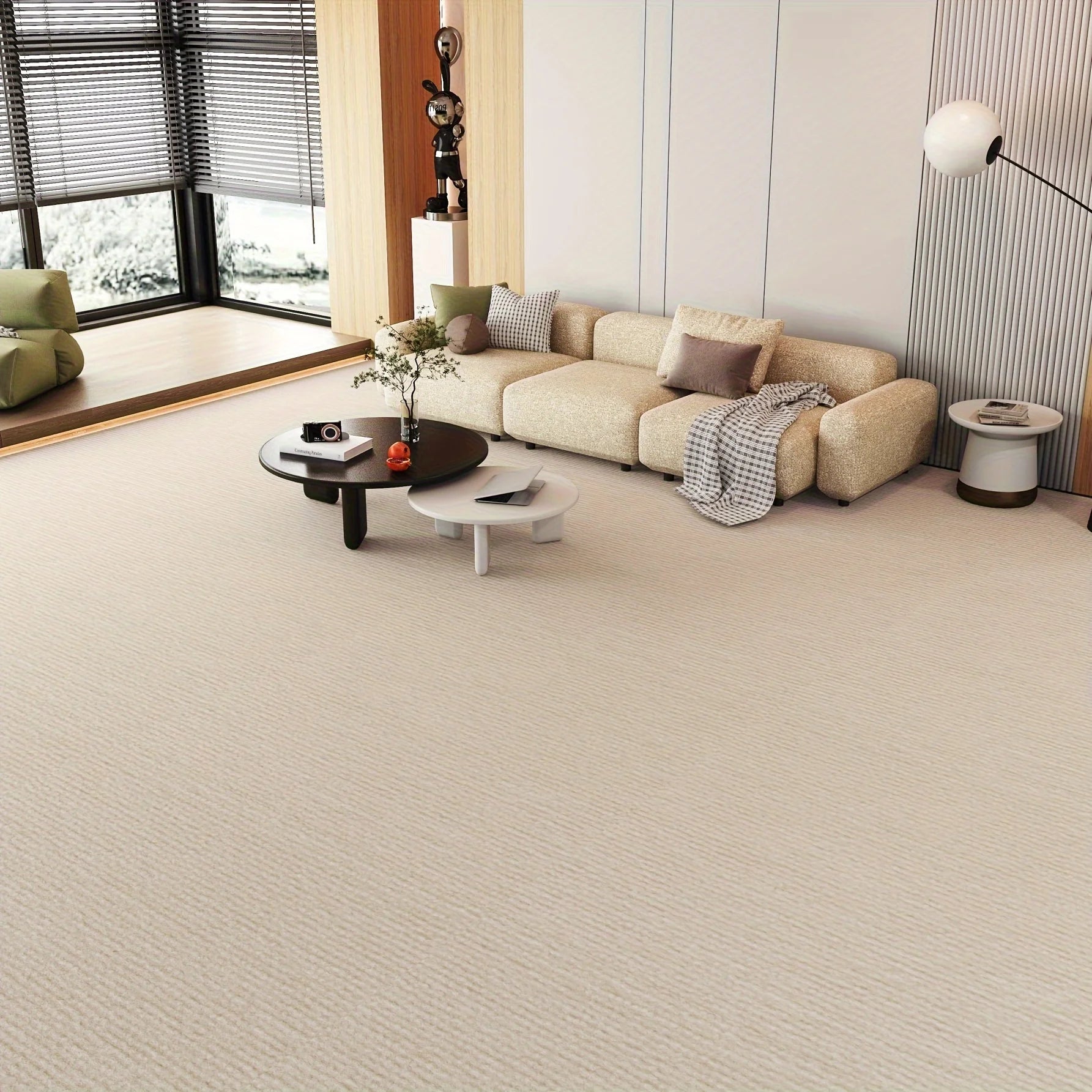 Kitchen And Bedroom Rug 40cm x 3m Absorbent Self-Adhesive Suitable For Room Decor Bathroom Solid Color And Living Room. Oasis Select