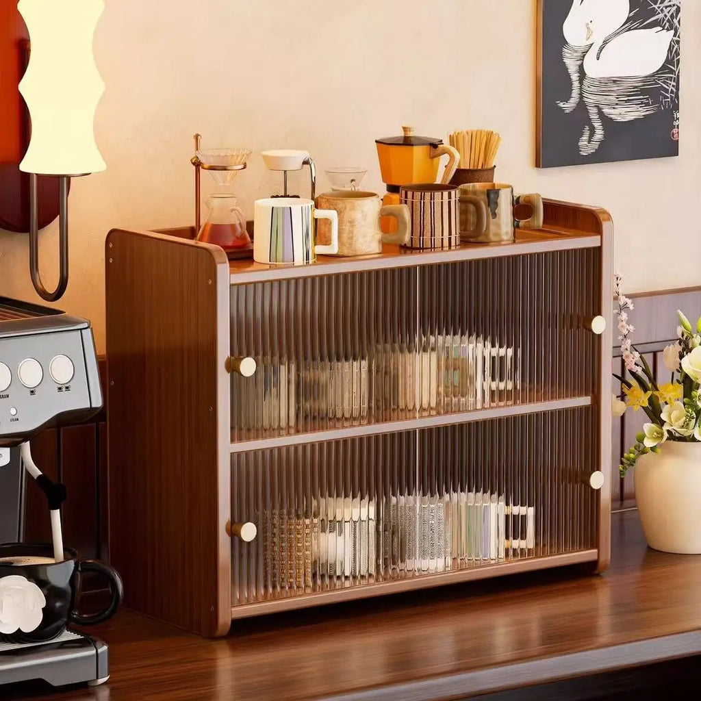 Dining table countertop table water cup tea cup tea set small shelf desktop table coffee cup holder cup storage rack Oasis Select
