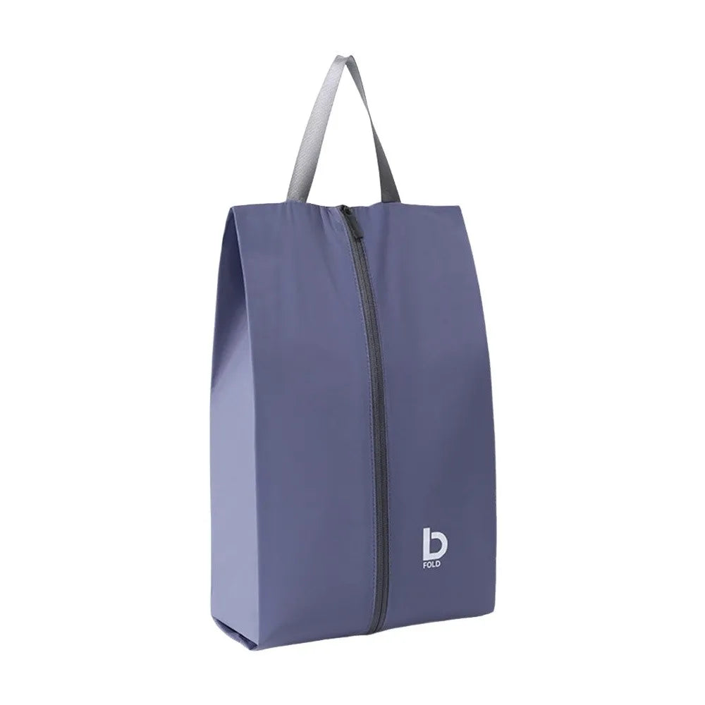 New Waterproof Shoe Storage Bag Nylon Fabric Strong Zipper Travel Bag Dustproof Portable Wardrobe Bag Fitness Sports Oasis Select Purple