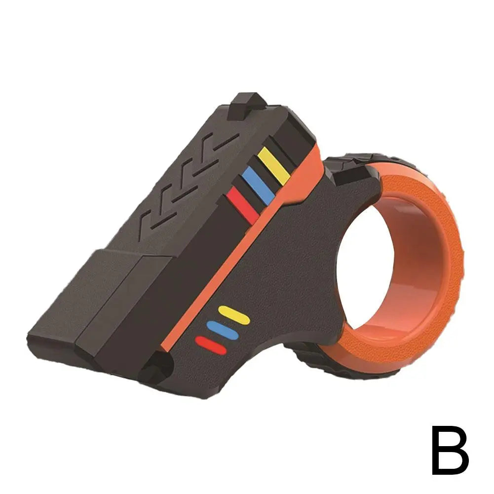 Rotary Finger Sliders Fidget Toy Office Pressure Relief Slider Ratchet Finger Fidget 3D Printed Fidegt ToysFingertip Textured Oasis Select B