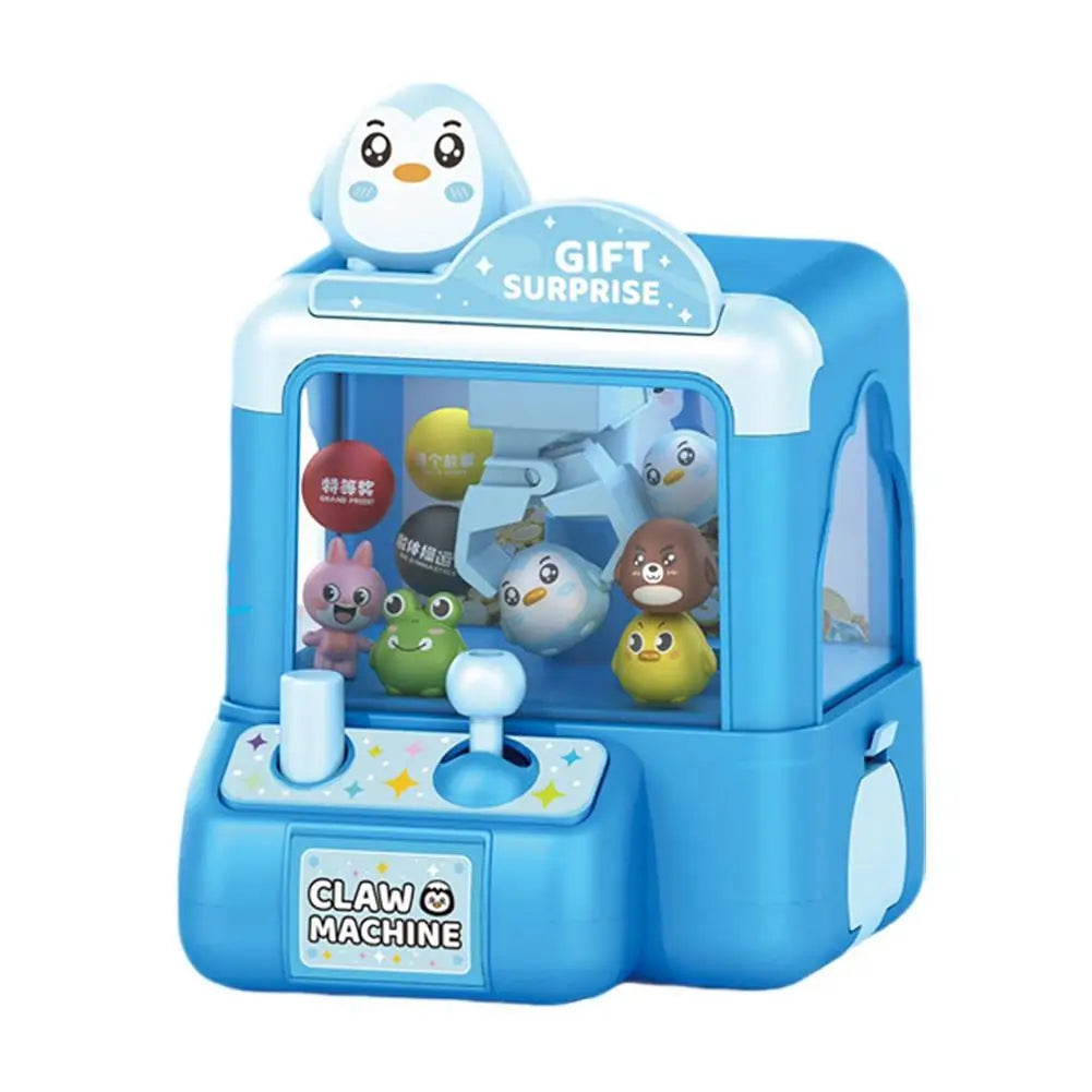 Mini Claw Machine Toy – Penguin Arcade Grabber Game for Kids