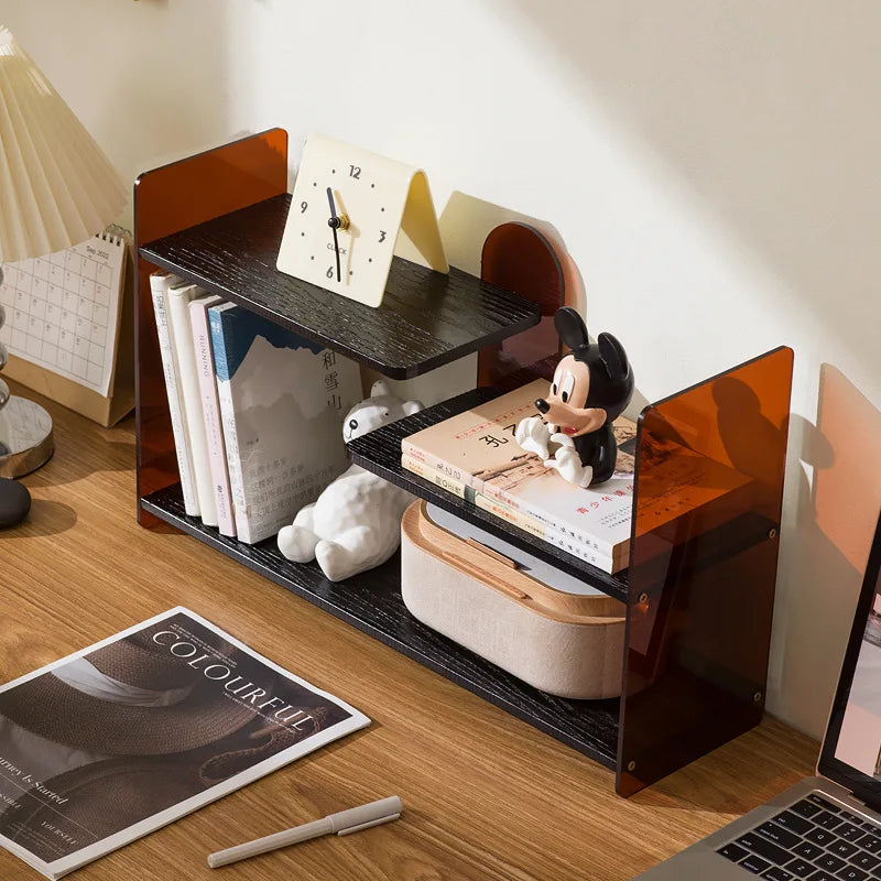 Desktop Shelf Cup Holder Table Bookshelf Home Student Learning Desk Multi-layer Storage Shelf Display Shelf Oasis Select