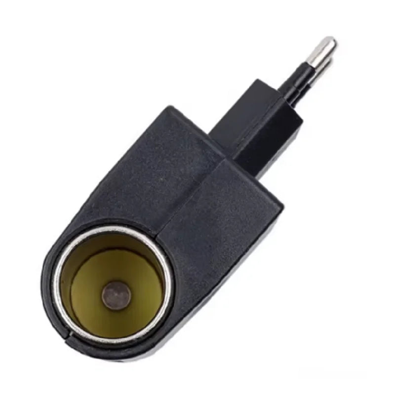 220V AC To 12V EU Plug Converter Car Cigarette Lighter Adapter Wall Power Socket Plug Adapter Auto Converter Car Accessory Oasis Select
