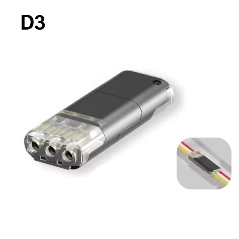Premium Electric Wire Connector No Strip Line Cable Interconnection Detachable Automotive Terminal Plug Universal Grade Reliable Oasis Select D3 30PCS