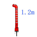 1.2m 1.5m 1.8m High-Visibility Dive Surface Marker Buoy Reflective Safety Moray Eel Sausage Marker with Reflective Strips Oasis Select Red120cm