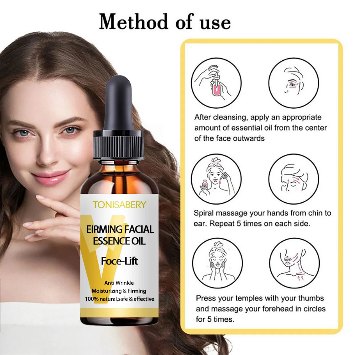 TRSTAY V-Shape Facial Oil – Lifts, Firms & Nourishes Skin