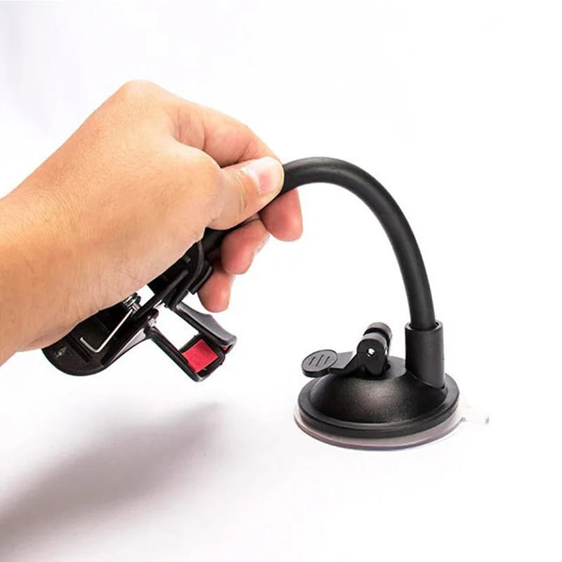 Car Cell Phone Holder Universal 360 Rotating Dashboard Suction Mount GPS Windshield Stands Auto Bendable Support Bracket Device Oasis Select
