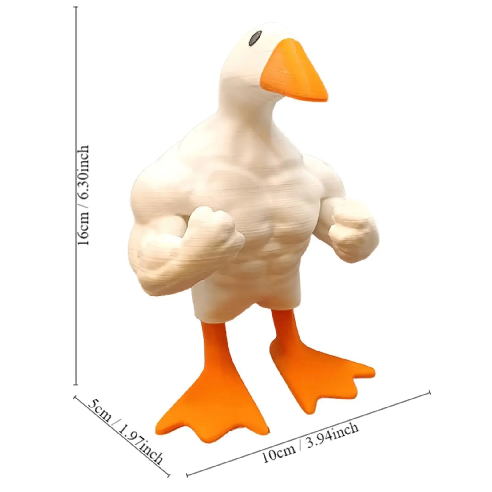 Funny Creative Muscle Duck Home Decoration Garden Decoration Home Resin Crafts Wholesale Decoration Home Decor Oasis Select A 1PC