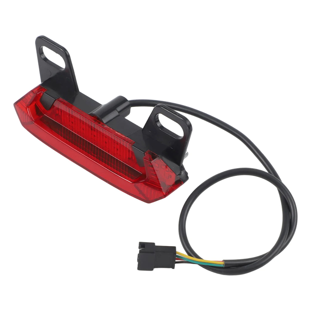 For Electric Bicycle 36-60V Bicycle Light Ebike Rear Light 12*7*6cm Bicycle Safety Tail Light Brake Light Wiring Oasis Select