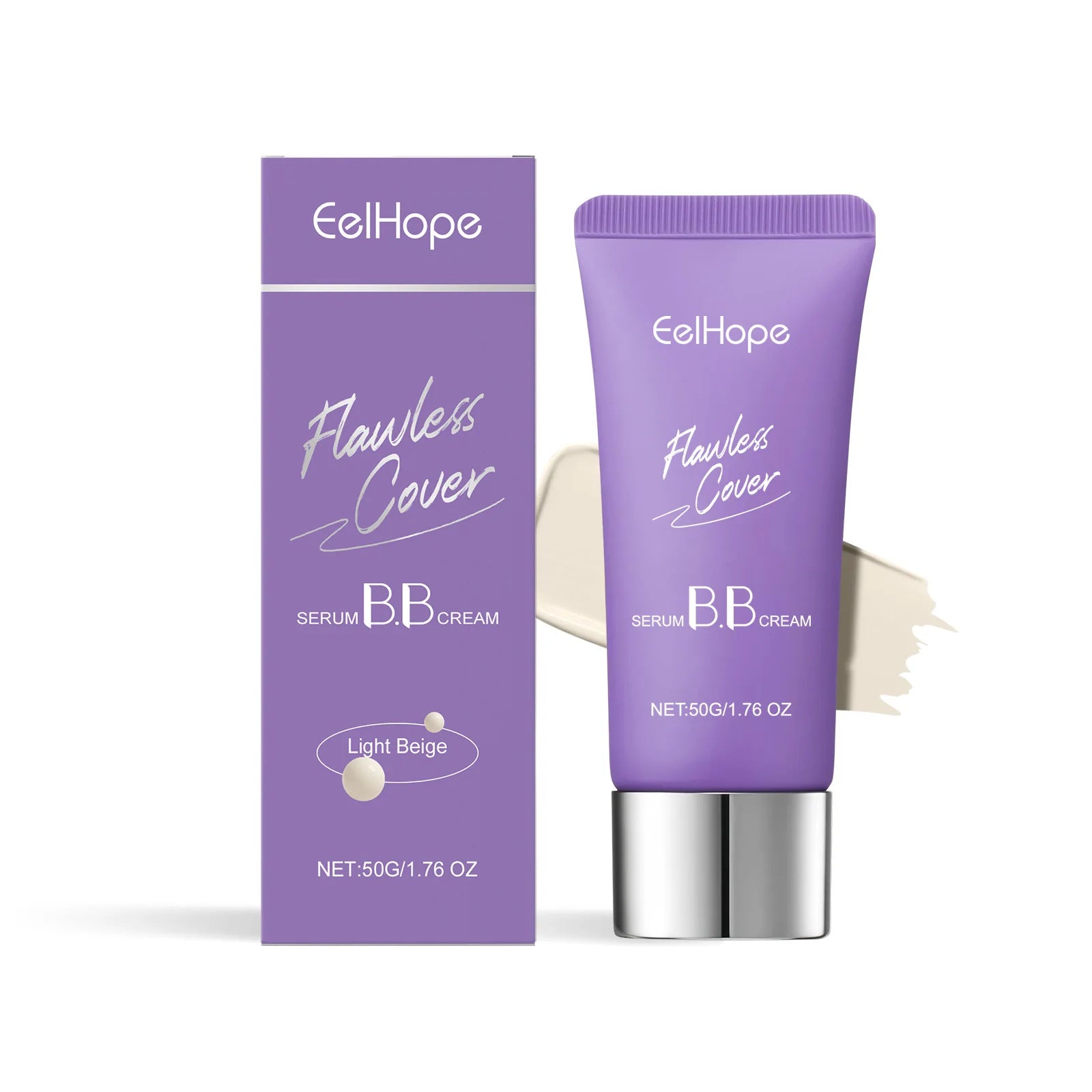 Facial Concealer BB Cream Moisturizing Brightening Skin High Coverage Waterproof Lasting Base Makeup Liquid Foundation Cosmetics Oasis Select 50g Boxed 1