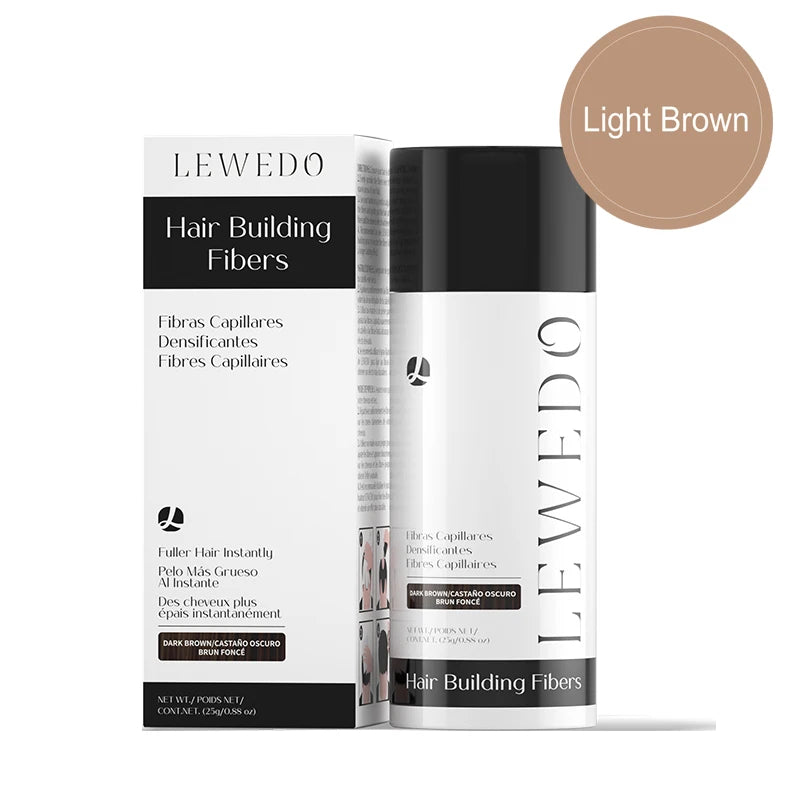 LEWEDO Keratin Hair Fiber Powder 25g – Instant Volume & Thickness