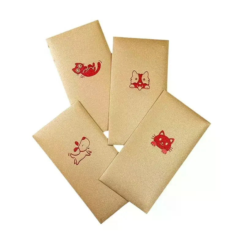 6Pcs Happy Birthday Red Envelope Hot Stamping Creative Red Pocket Red Pocket For Lucky Money Birthday Wedding Red Gift Envelopes Oasis Select