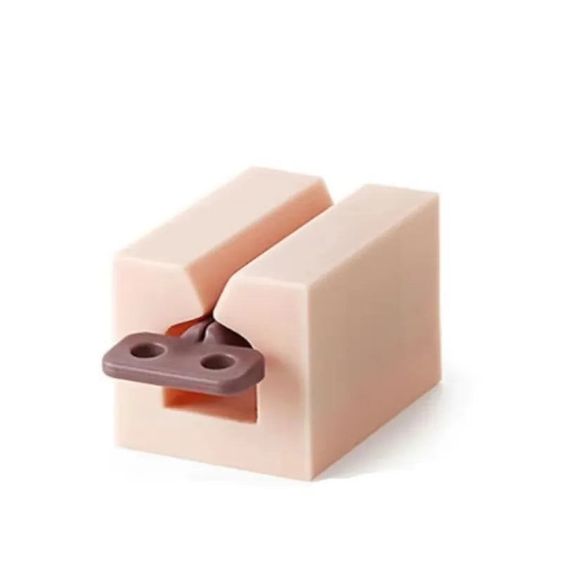 1/2Pcs Toothpaste Squeezer Portable Manual Squeeze With Rolling Tube Facial Cleanser Dispenser Holder Home Bathroom Accessories Oasis Select 1pcs-pink-02
