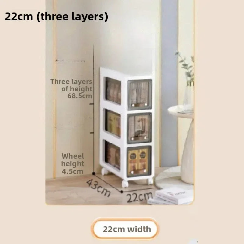 Multi-functional trolley household rack multi-layer removable desk drawer storage cabinet Oasis Select 22cmB
