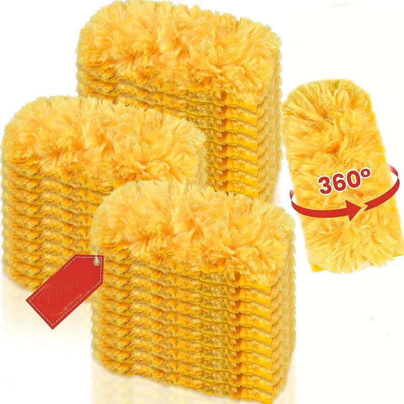 Single-sided 360 ° electrostatic precipitator for cleaning dust spider web cleaning disposable feather duster roof and desktop Oasis Select