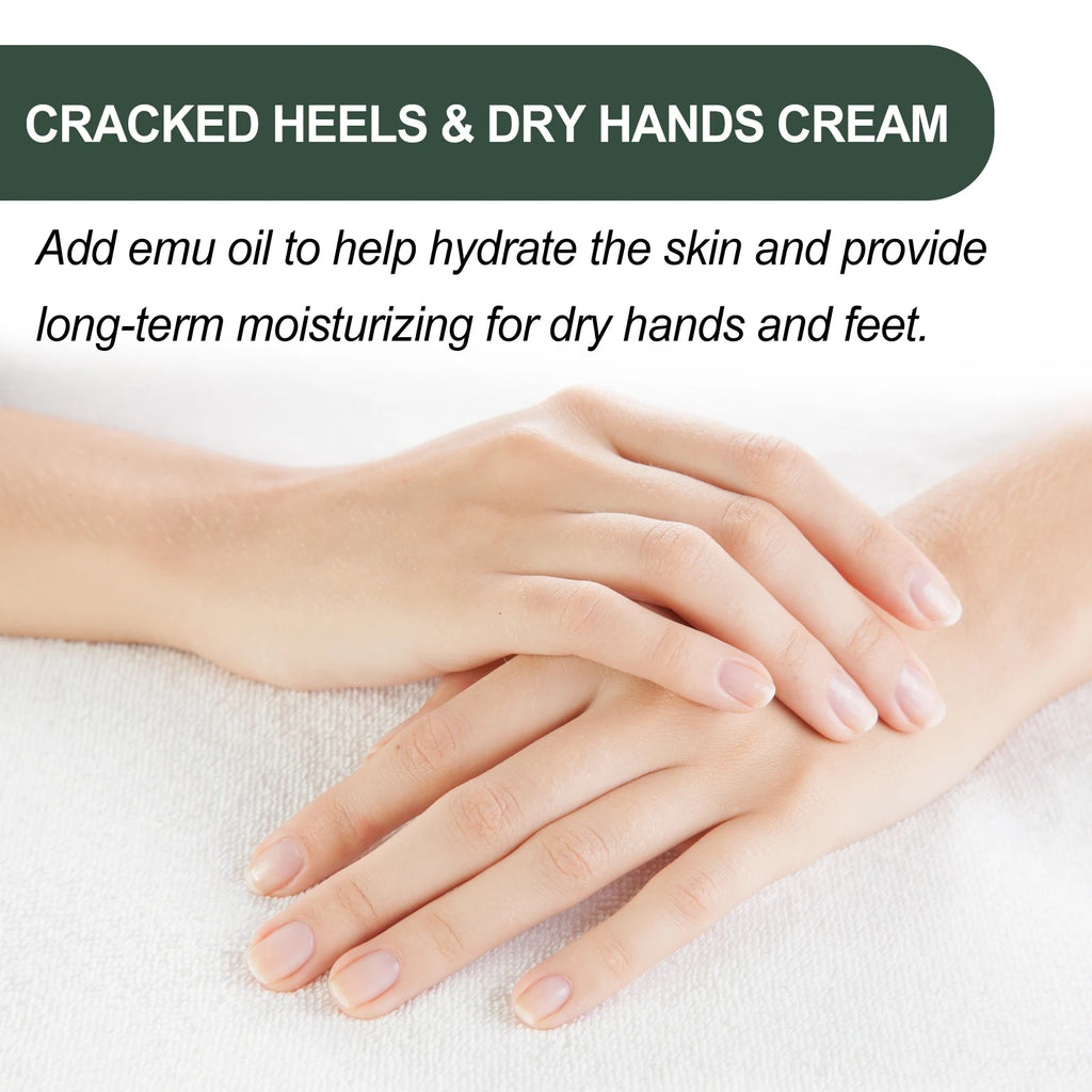 WOODSLEEP Cracked Heel & Hand Repair Cream – Deep Moisturizer Foot & Hand Cream Oasis Select