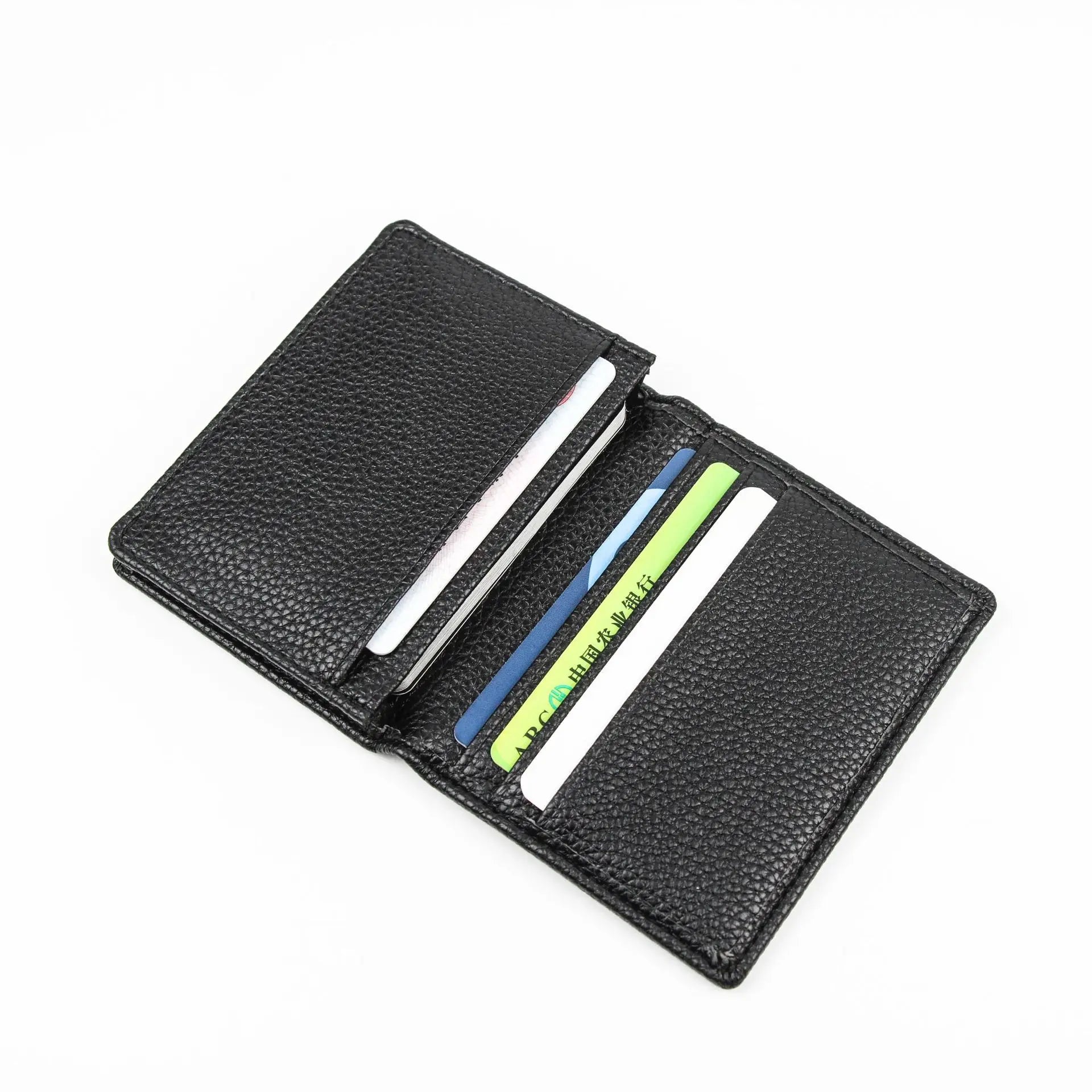 Genuine Leather Business Card Holder – Slim Wallet for Men & Women