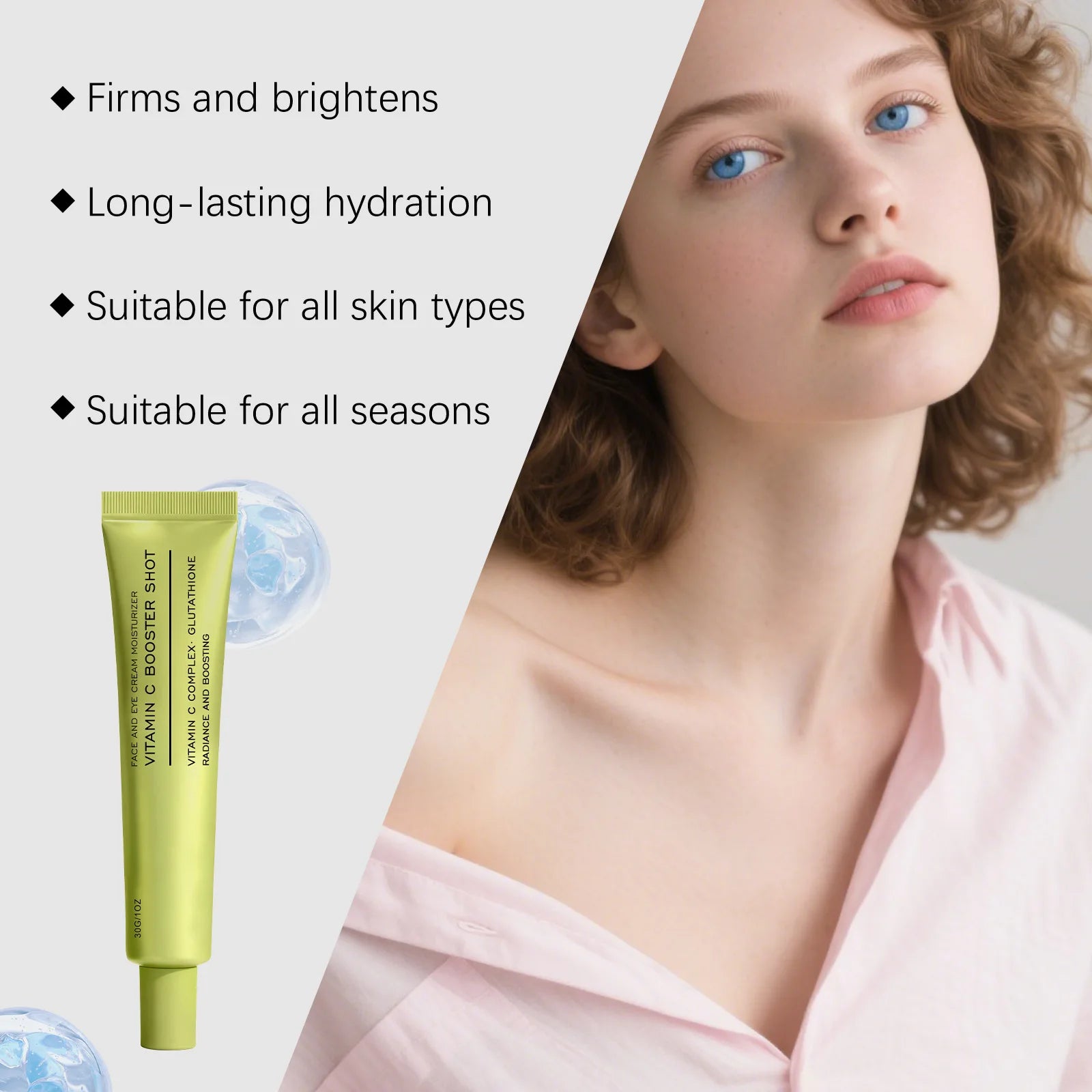 Nicotinamide Skin Moisturizing Cream Lock Water Hydrate Dry Skin Brighten Skins Tone Suitable Face Eye Use Vitamin C Moisturizer Oasis Select