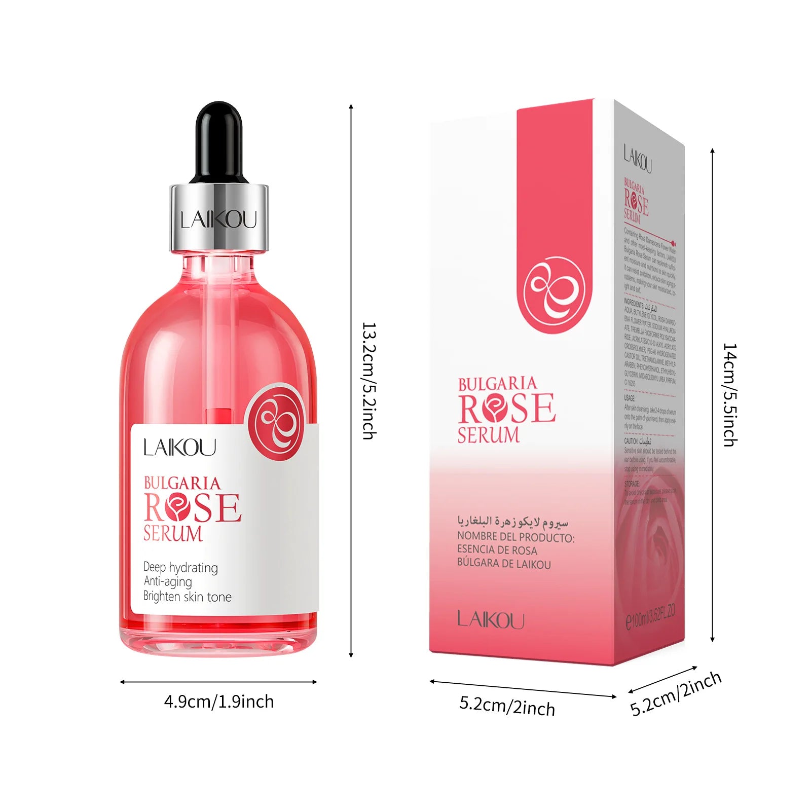 LAIKOU Vitamin C Niacinamide Face Serum 100ml – Anti-Aging