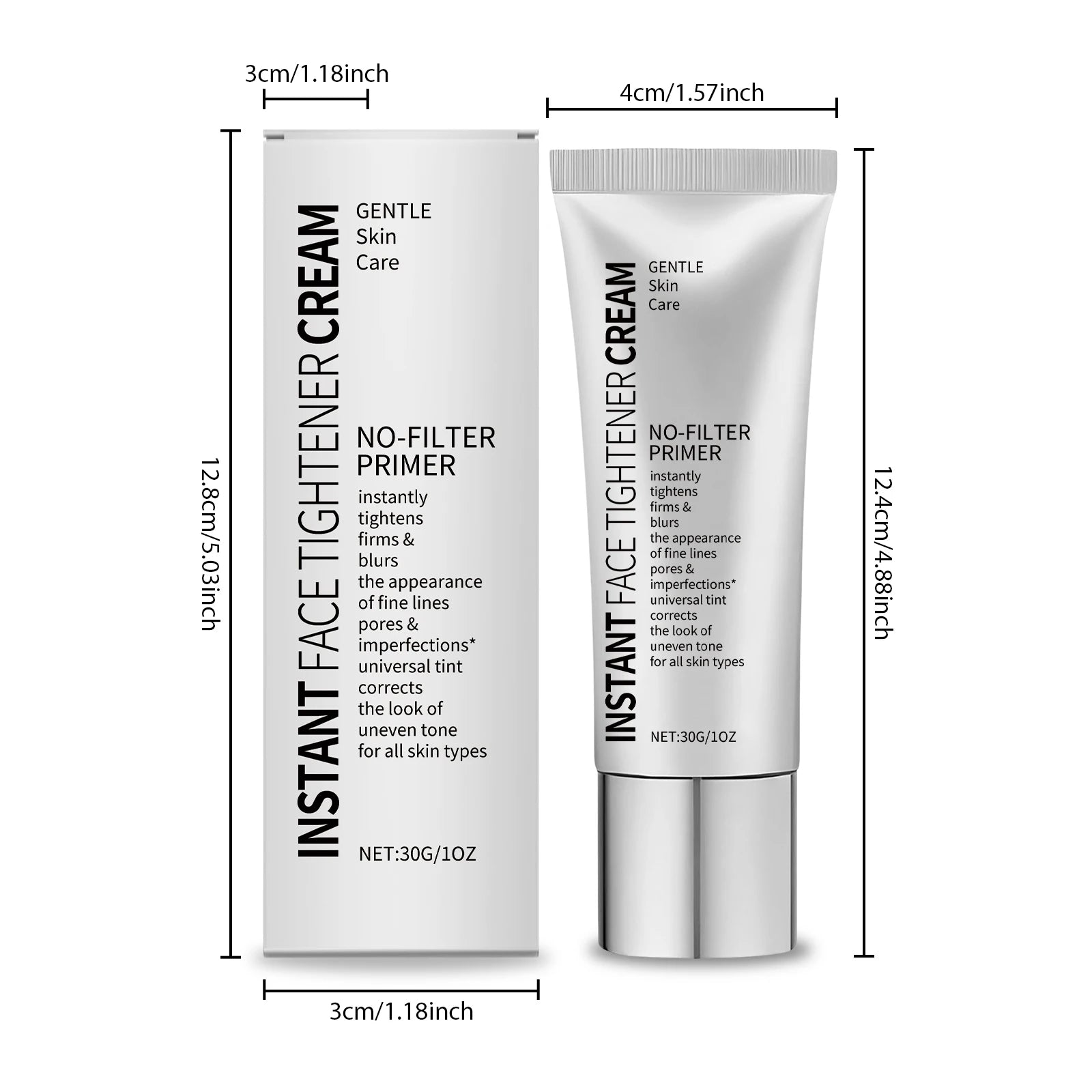 Face Tighten Cream Face Primer Moisturizer Pre-Makeup Isolation Hydrating Base Smoothing Fine Lines Firming Brightening Face Ski Oasis Select