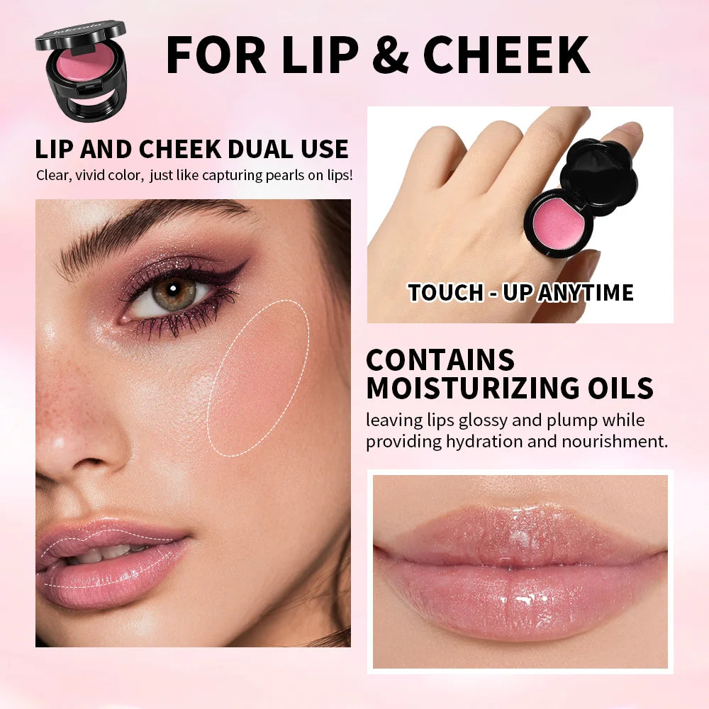 Ring Lipstick For Lip And Cheek Woman Makeup Unique Design Beauty Jewelry Moisturize Nourish Fashion Cosmetics Oasis Select