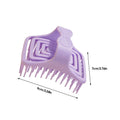 Hollow Out Hair Brush Hollow Hair Scrubber Shampoo Brush Scalp Scrub Massager Gentle Bath Cleaning Comb Bathroom Care Scrubber Oasis Select Purple