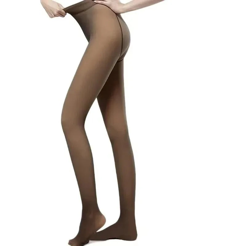 1-3pcs Fleece Tights Woman Warm Winter Pantyhose Sexy Translucent Stockings Thermal Elasticity Panty Fashion Leggings Female Oasis Select