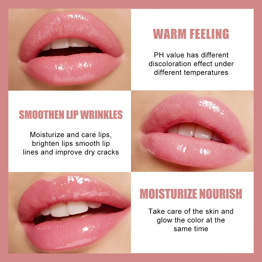 QIC Color-Changing Jelly Lipstick – Waterproof & Moisturizing
