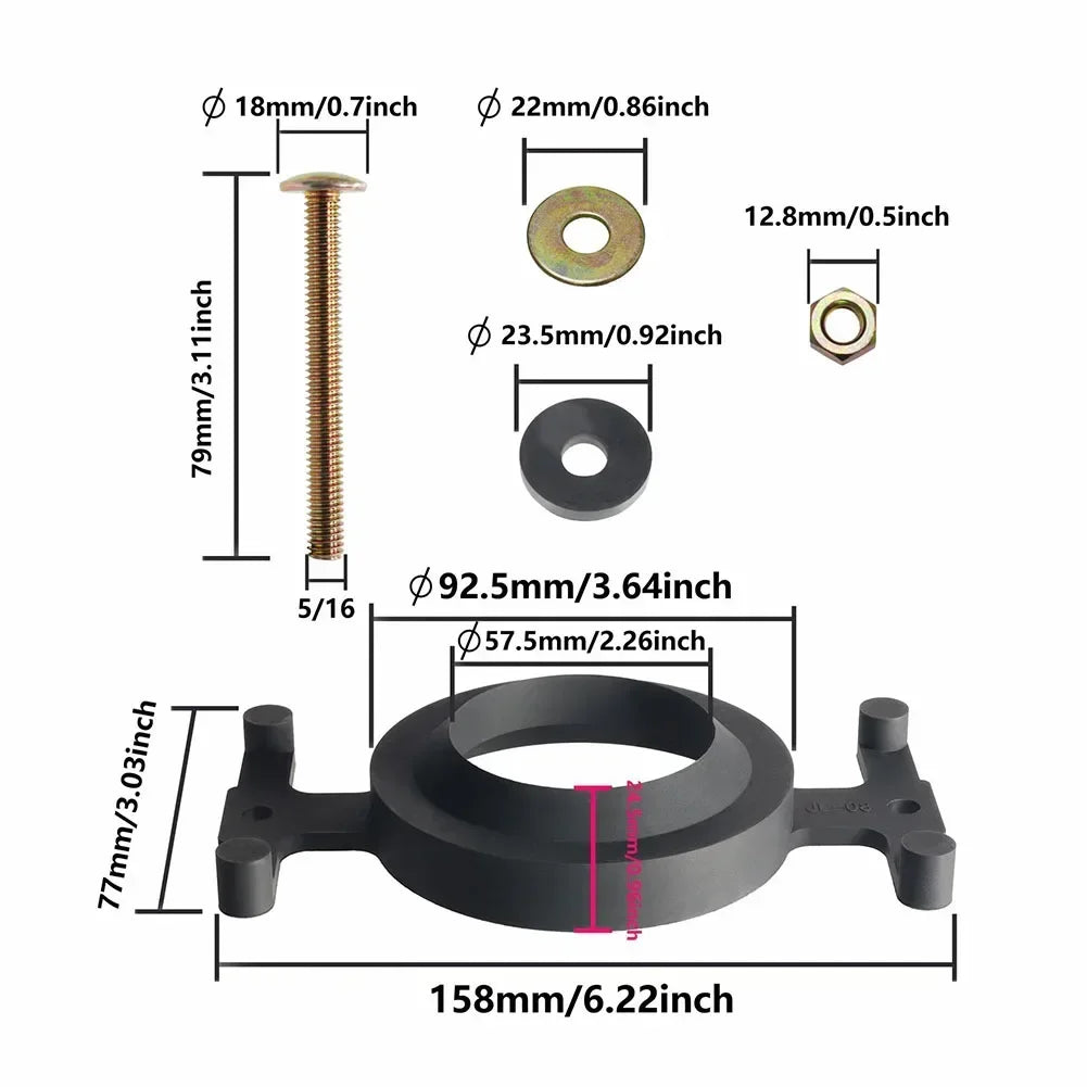 Toilet Tank To Bowl Bolt Set Designed For ELJER Toilets For Effective Sealing Long-lasting Home Bathroom Accessories For Toilet