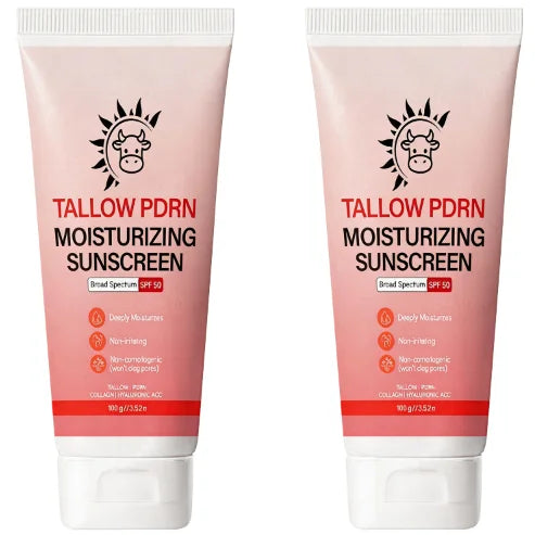 SPF 50 Sunscreen – Tallow PDRN, Collagen, Sensitive Skin SPF Sunscreen Cream Oasis Select WHITE 100g
