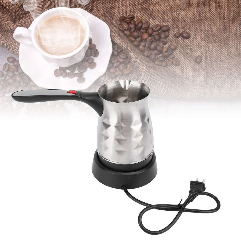 Stainless steel electric coffee pot Turkish household small hand-brewed coffee machine pot electric hot coffee pot Oasis Select