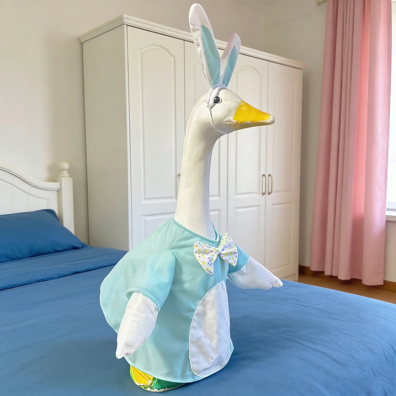 Porch Goose Bathrobe Costume – Cute Funny Goose Outfit Goose Statue Costume Oasis Select H One Size