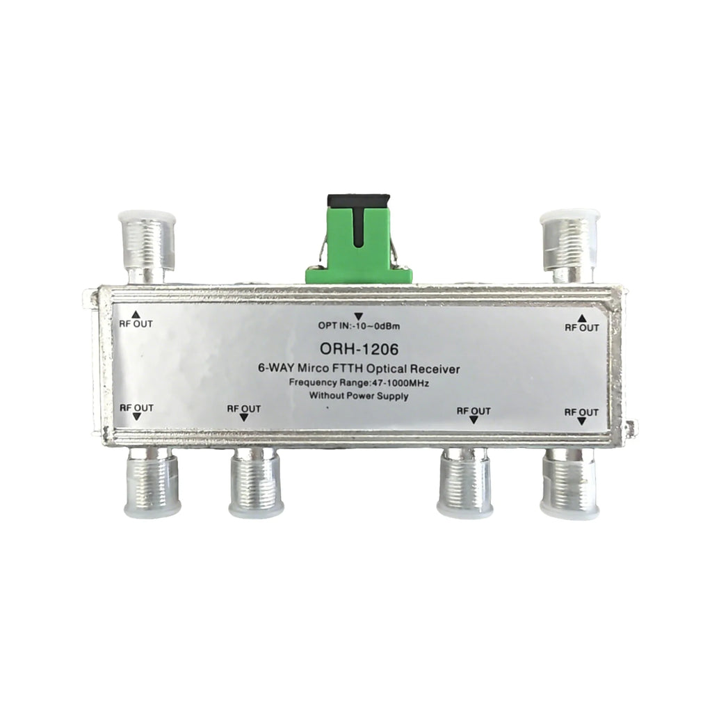 FTTH Optical Receiver Cable TV User Optical-to-Electrical Converter Home Network Mini Optical Connector Dual-Fiber CATV Dedicate Oasis Select