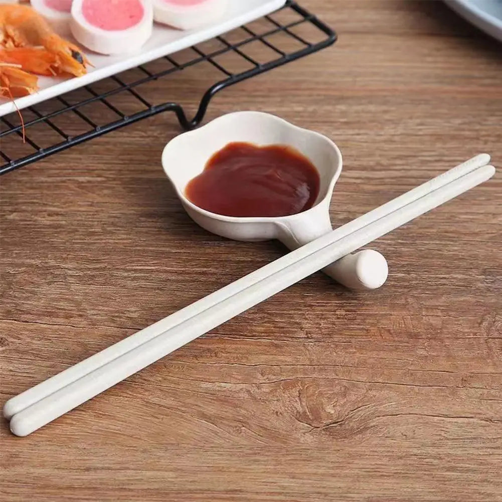 Wheat Straw Seasoning Dish with Handle | 4 Colors Sauce Dish Oasis Select