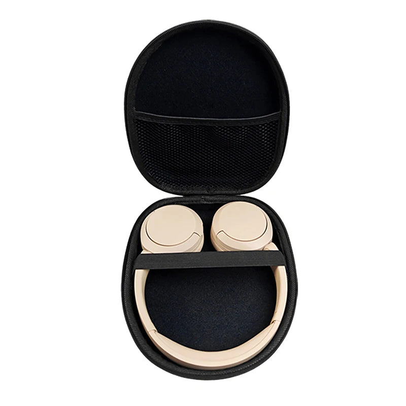 High-capacity Headset Headphone Case Earphones Shockproof Storage Box Hard Shell EVA Headphone Zipper Protective Bag Universal Oasis Select